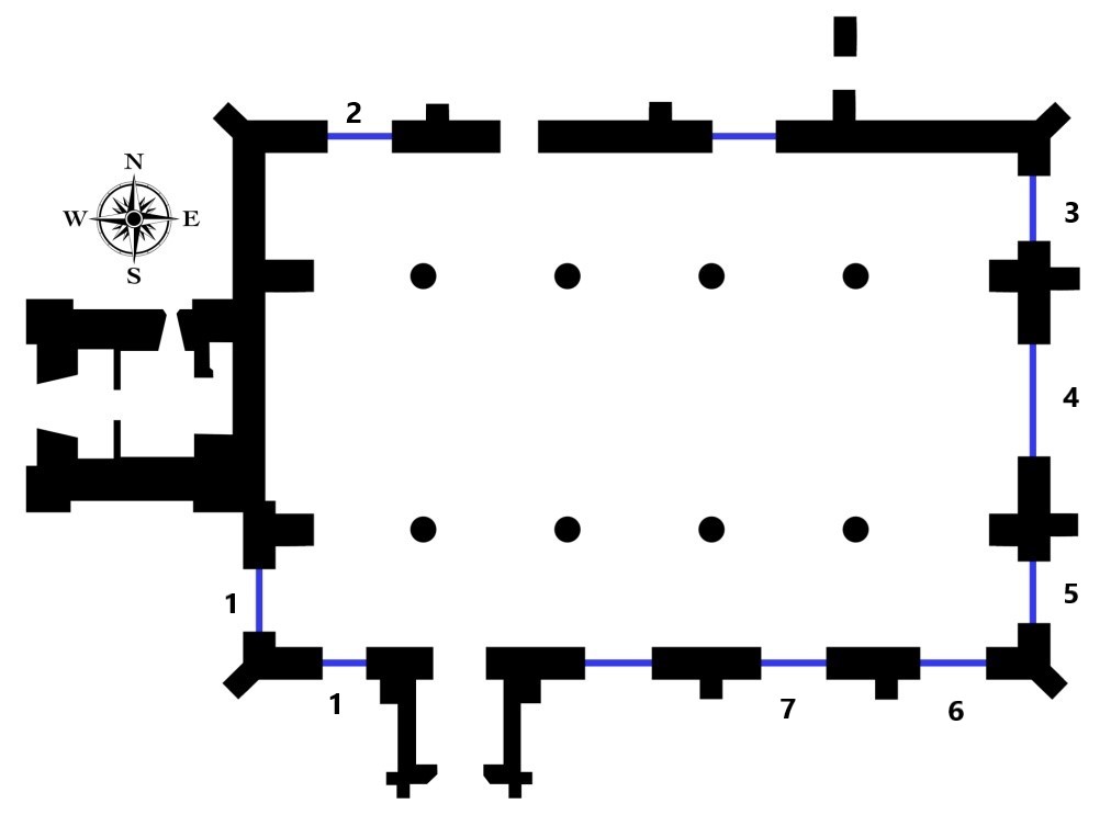 Ground Plan of the Church